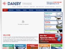 Tablet Screenshot of danbys.co.uk